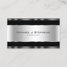 Professional Elegant Modern Black en Silver