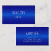 Professional Elegant modern blauw Visitekaartje (Voorkant / Achterkant)