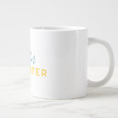 Professional elegant modern minimalist plain grote koffiekop (Rechts)