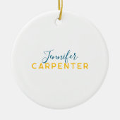 Professional elegant modern minimalist plain keramisch ornament (Voorkant)