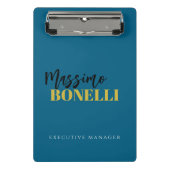 Professional elegant modern minimalist plain mini klembord (Voorkant)