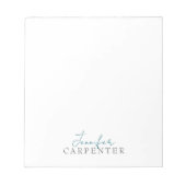 Professional elegant modern minimalist plain notitieblok (Voorkant)