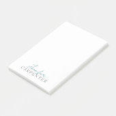 Professional elegant modern minimalist plain post-it® notes (Schuin)