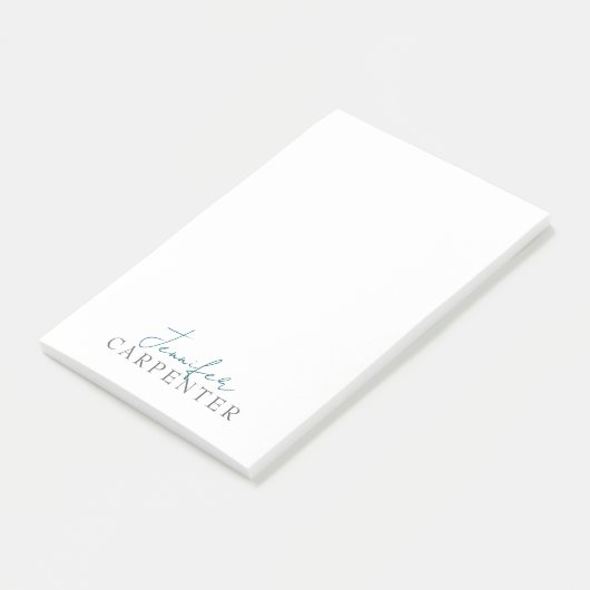 Professional elegant modern minimalist plain post-it® notes (Schuin)