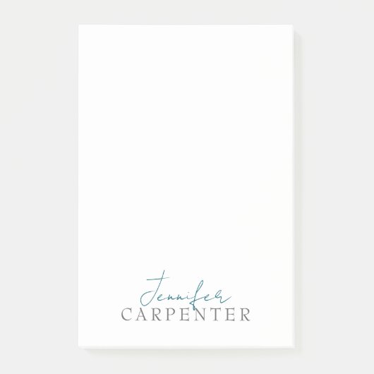 Professional elegant modern minimalist plain post-it® notes (Voorkant)