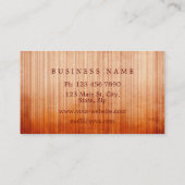 Professional Elegant Modern rustige striped ombre Visitekaartje (Achterkant)