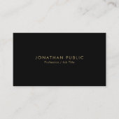 Professional Elegant Modern Template Minimalist Visitekaartje (Voorkant)