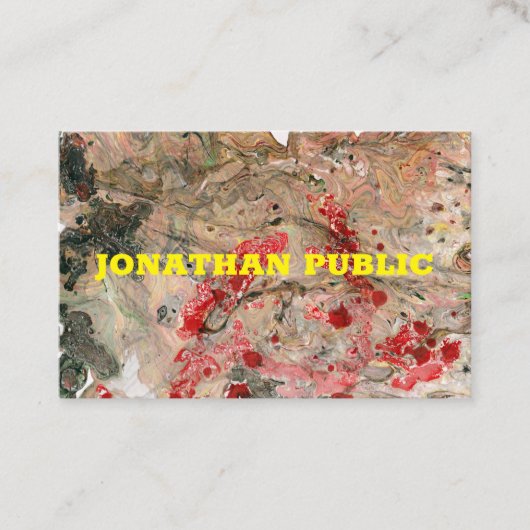 Professional Elegant Modern Trendy Abstract Visitekaartje (Voorkant)