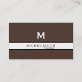 Professional Elegant Monogram Cosmetoloog Gold Visitekaartje (Voorkant)