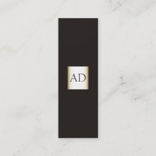 Professional Elegant Monogram Visitekaartje