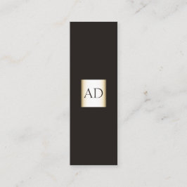 Professional Elegant Monogram Visitekaartje