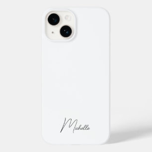 Professional Elegant Plain Minimal Script Case-Mate iPhone 14 Hoesje