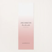 Professional Elegant roze oefenmatje Yogamat (Achterkant)