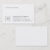 Professional Elegant Simple Company Logo Visitekaartje (Voorkant / Achterkant)