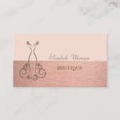 Professional, elegant stijlvol, dress visitekaartje (Voorkant)