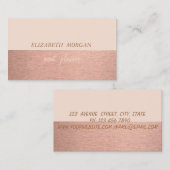 Professional, elegant stijlvol minimalistisch visitekaartje (Voorkant / Achterkant)