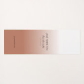 Professional Elegant Terracotta Exercise Mat (Achterkant (horizontaal))