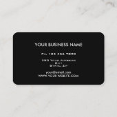 Professional Elegant Unieke Moderne Suite Consulta Visitekaartje (Achterkant)