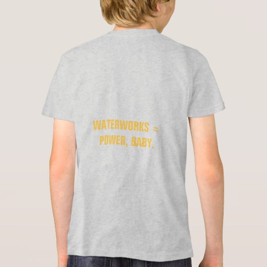 Professional-elektronica ontworpen Tri-Blend shirt (Achterkant)