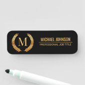 Professional Employee Gold Naamplaatje (In situ)