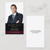 Professional Employee Portrait Photo Visitekaartje (Voorkant / Achterkant)