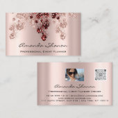 Professional Event Planner Couch QrCode Photo Logo Visitekaartje (Voorkant / Achterkant)