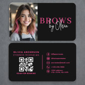 Professional Eyebrow Artist Photo QR Code Visitekaartje