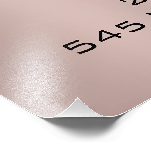 Professional Eyelash Extension Micorblading Roos Foto Afdruk (Hoek)