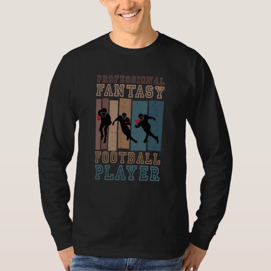 Professional Fantasy Football Player Costume  6 T-shirt (Voorkant)