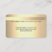 Professional Faux Gold Credit Kaart Visitekaartje (Achterkant)