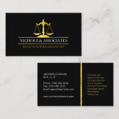 Professional Faux Gold Lawyer Visitekaartjes (Voorkant / Achterkant)