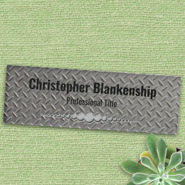 Professional Faux Metal Diamond Bord Name Tag