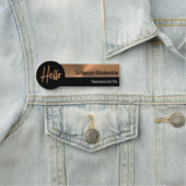 Professional Faux Metallic Copper Hallo Naamplaatje (In situ)