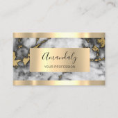 Professional Finance Investment Marble Gold VIP Visitekaartje (Voorkant)