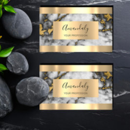Professional Finance Investment Marble Gold VIP Visitekaartje
