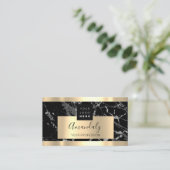 Professional Finance Investment Services Gold Logo Visitekaartje (Staand voorkant)