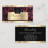 Professional Finance Investment Services Gold Logo Visitekaartje (Voorkant / Achterkant)