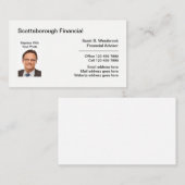 Professional Financial Advisor Visitekaartje (Voorkant / Achterkant)