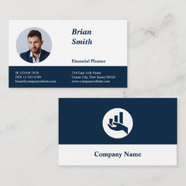 Professional Financial Planner Blue-Visitekaartje Klantenkaartje