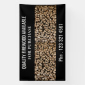 Professional Firewood For Sale Business Banner (Verticaal)