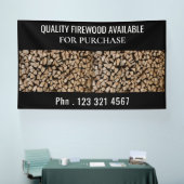 Professional Firewood For Sale Business Banner (Beurs)