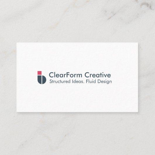 Professional First Impression Modern Corporate  Visitekaartje (Achterkant)