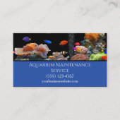 Professional Fish Aquarium Maintenance Service Visitekaartje (Voorkant)
