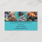 Professional Fish Aquarium Maintenance Service Visitekaartje (Voorkant)