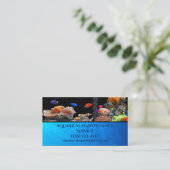 Professional Fish Aquarium Maintenance Service Visitekaartje (Staand voorkant)