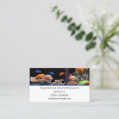 Professional Fish Aquarium Maintenance Service Visitekaartje (Staand voorkant)