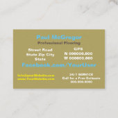 Professional Flooring Visitekaartje (Achterkant)
