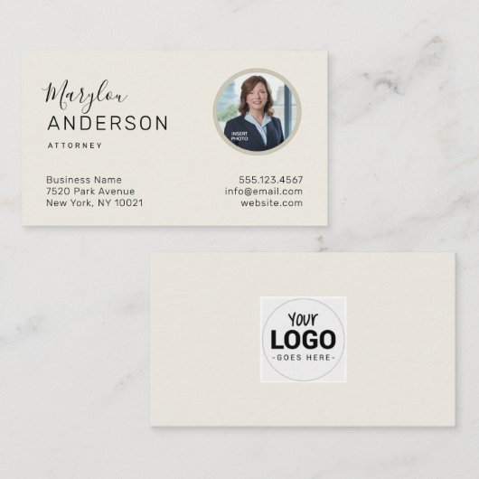 Professional (FOTO INSERT) UNISEX - Visitekaartje (Voorkant / Achterkant)