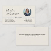 Professional (FOTO INSERT) UNISEX - Visitekaartje (Voorkant / Achterkant)