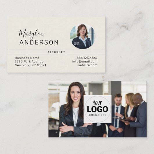 Professional (FOTO INSERT) UNISEX - Visitekaartje (Voorkant / Achterkant)